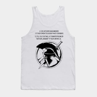 Spartan Tank Top